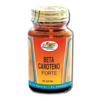 Complemento Alimenticio BETA CAROTENO FORTE 60 perlas, antioxidante y protege la piel.